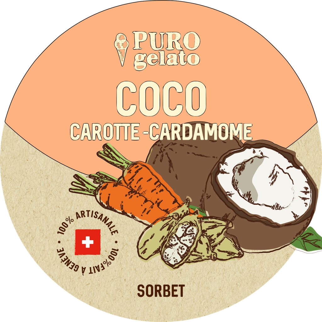 Coco, carotte, cardamome 4x480ml. En gros.