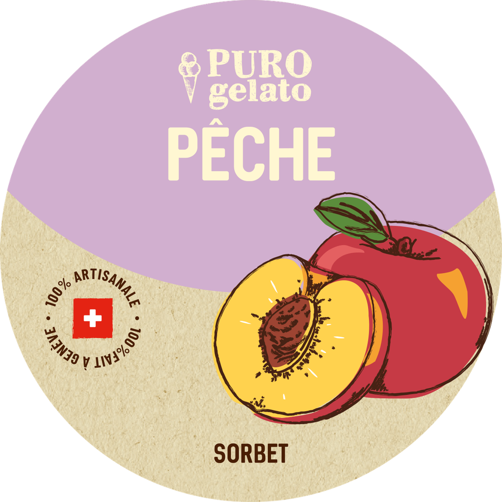 Pêche jaune 4x480ml. En gros.
