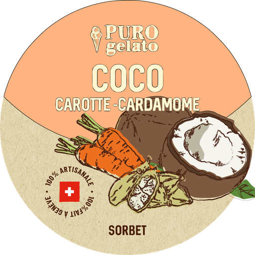 Coco, carotte, cardamome 4x480ml. En gros.