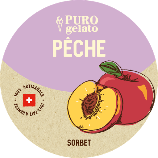 Pêche jaune 4x480ml. En gros.